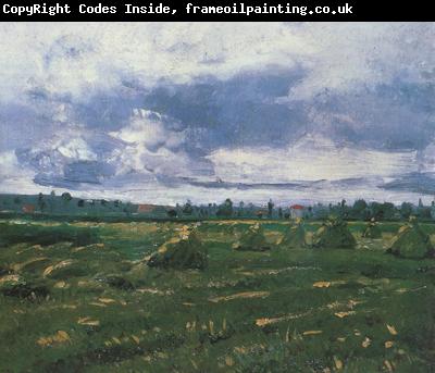 Vincent Van Gogh Wheat Fields with Stacks (nn04)